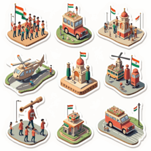 Republic Day - Sticker Sheet v9